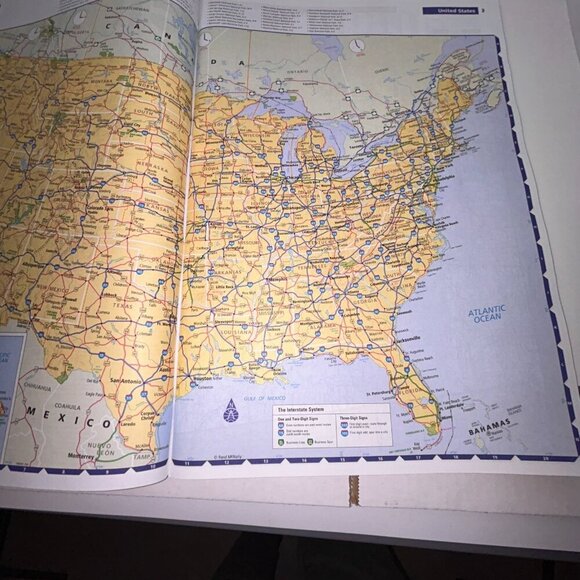 Rand McNally 2009 The Road Atlas Maps Directions Travel Book Highways - Picture 7 of 10